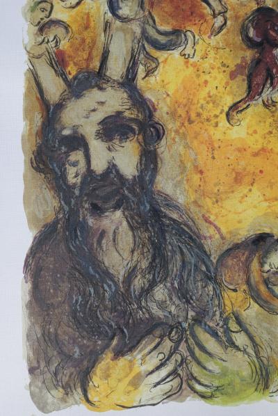 Marc CHAGALL: Moses and the Exodus, Signed lithograph 2