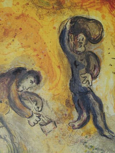 Marc CHAGALL: Moses and the Exodus, Signed lithograph 2