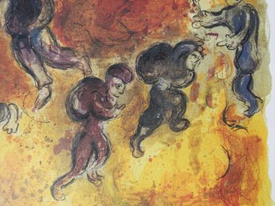 Marc CHAGALL: Moses and the Exodus, Signed lithograph 2