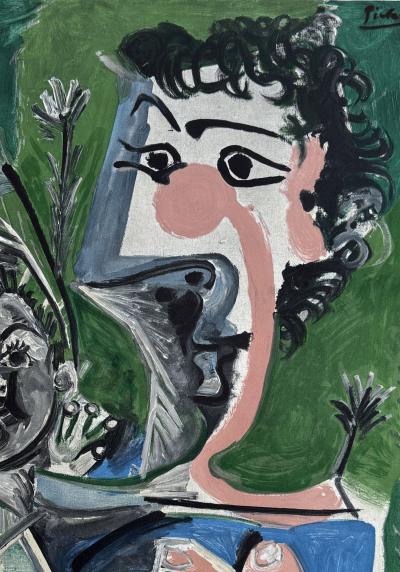 Pablo Picasso - Mother and Child - Lithograph signed in the plate and numbered 2