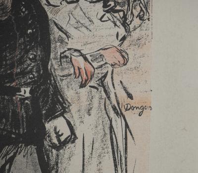 Kees VAN DONGEN (d’après) : La veuve éplorée, Lithographie 2