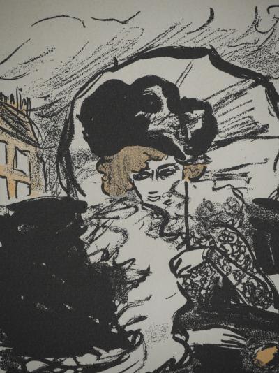 Kees VAN DONGEN (d’après) : En route pour les grands magasins, Lithographie 2