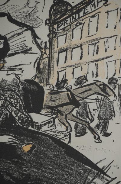 Kees VAN DONGEN (d’après) : En route pour les grands magasins, Lithographie 2