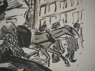 Kees VAN DONGEN (d’après) : En route pour les grands magasins, Lithographie 2