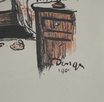 Kees VAN DONGEN (d’après) : Nu endormi, Lithographie 2