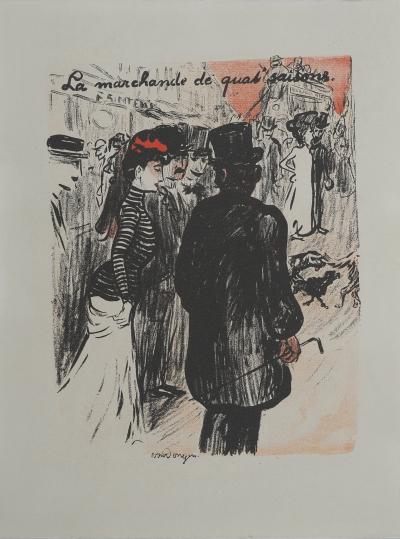 Kees VAN DONGEN (d’après) : La marchande, Lithographie 2