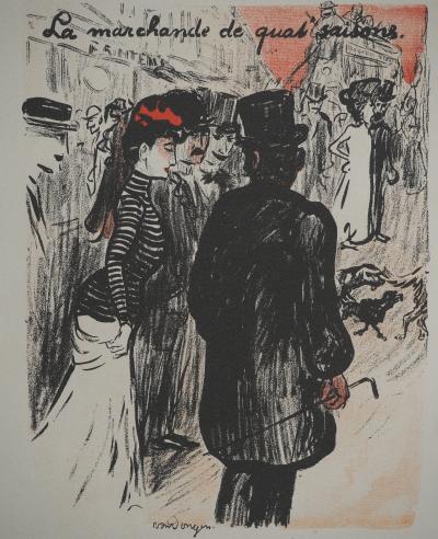 Kees VAN DONGEN (d’après) : La marchande, Lithographie 2