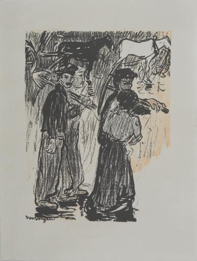Kees VAN DONGEN (d’après) : Les travailleurs, Lithographie 2