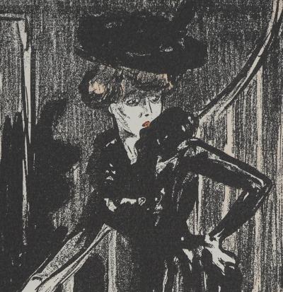 Kees VAN DONGEN (d’après) : Femme au chapeau, Lithographie 2
