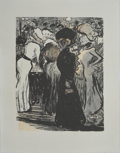 Kees VAN DONGEN (d’après) : Femme en noir, Lithographie 2