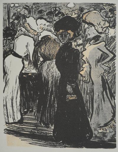 Kees VAN DONGEN (d’après) : Femme en noir, Lithographie 2
