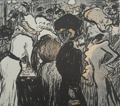 Kees VAN DONGEN (d’après) : Femme en noir, Lithographie 2