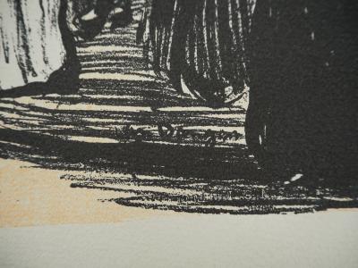 Kees VAN DONGEN (d’après) : Femme en noir, Lithographie 2