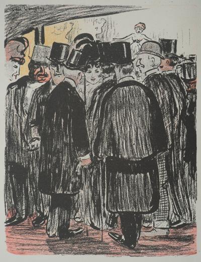 Kees VAN DONGEN (d’après) : Haut de forme et redingote, Lithographie 2