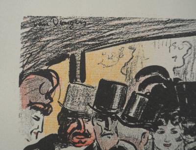 Kees VAN DONGEN (d’après) : Haut de forme et redingote, Lithographie 2