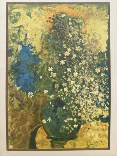 Georges BRAQUE (after) - Figure fragments - Lithograph