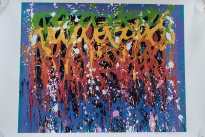 JonOne – “The One”, 2024 - Sérigraphie Signée et numérotée  2024