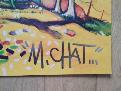 M Chat (1977) - Estaque, Braque 1906 - sérigraphie signée 2