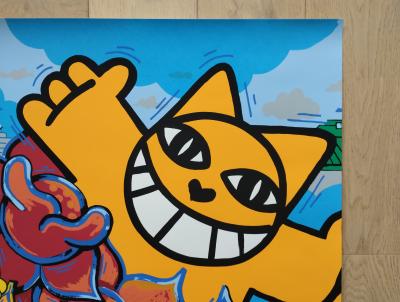 M Chat (1977) - Bises Bee, 2024 - Serigraphie signée - Tirage d’essai 2