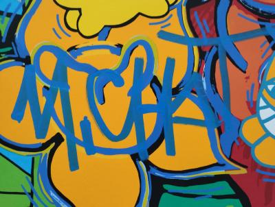 M Chat (1977) - Bises Bee, 2024 - Serigraphie signée - Tirage d’essai 2