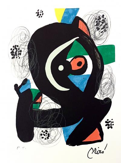 Joan MIRO - La Mélodie Acide, 1980, lithographie