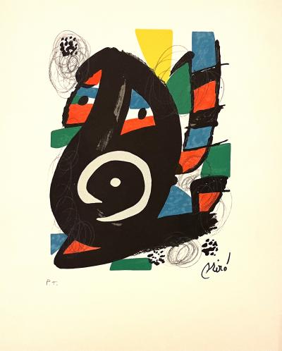 Joan MIRÓ - The Acid Melody, 1980 - original lithograph 2