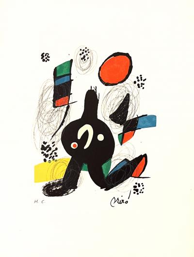 Joan MIRÓ - La mélodie acide, 1980, lithographie 2
