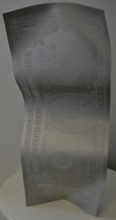 Karl LAGASSE - One dollar, 2013 - Sculpture 2