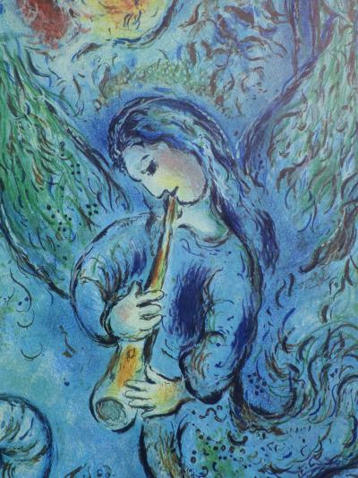 Marc CHAGALL : La flûte enchantée,  Affiche originale 2