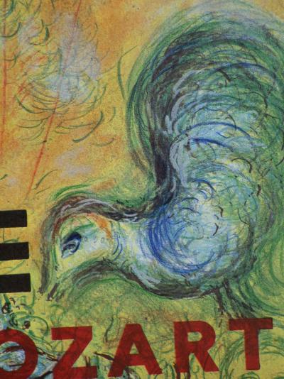 Marc CHAGALL: The Magic Flute, ORIGINAL vintage POSTER #Metropolitan Opera New York - Mozart 2