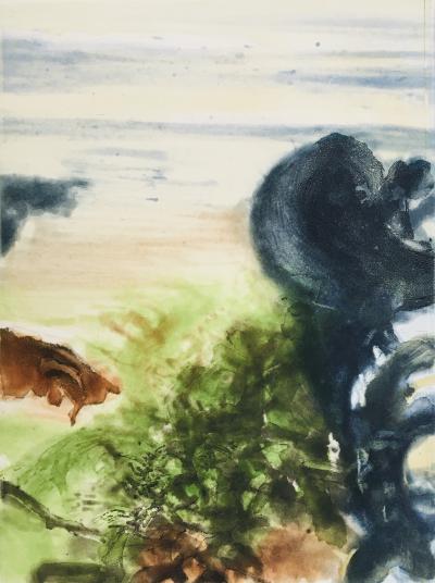 ZAO WOU-KI - Beauregard, 1980 - Eau-forte originale signée au crayon 2