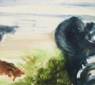 ZAO WOU-KI - Beauregard, 1980 - Eau-forte originale signée au crayon 2