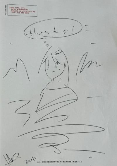 Takeru AMANO - Venus - 2021 - Graphite sur papier, Signée 2