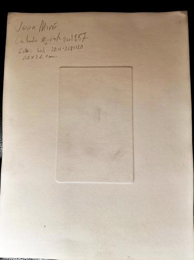 Joan Miró. - Antiguo Grabado firmado y numerado a lapiz por autor 2
