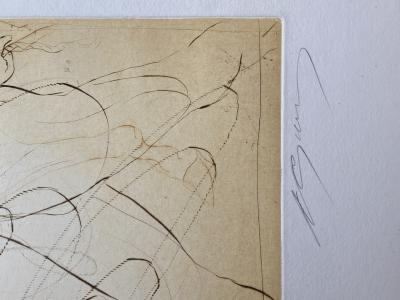 Jean-Marie GUINY - Le Cavalier, 1985, gravure 2