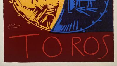 Pablo PICASSO - Toros Vallauris - Linocut signed in the plate 2