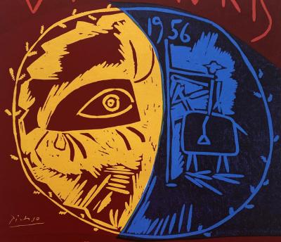 Pablo PICASSO - Toros Vallauris - Linocut signed in the plate 2