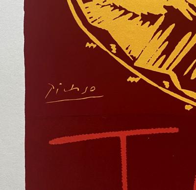 Pablo PICASSO - Toros Vallauris - Linocut signed in the plate 2