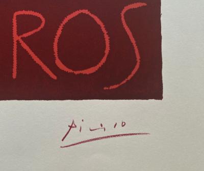 Pablo PICASSO - Toros Vallauris - Linogravure signée dans la planche 2
