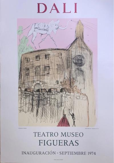Salvador DALI - Le château de Gala, Douze Tribus d’Israël, Teatro Museo Figueras, 1974, affiche lithographique 2