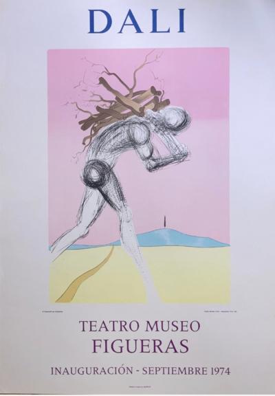 Salvador DALI - Issacar, Douze Tribus d’Israël, Teatro Museo Figueras, 1974, affiche lithographique 2