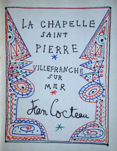Jean COCTEAU - La Chapelle Saint-Pierre - Villefranche-sur-Mer, 1957 - Guide original première édition 2