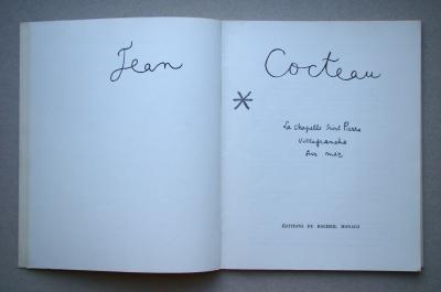 Jean COCTEAU - La Chapelle Saint-Pierre - Villefranche-sur-Mer, 1957 - Guide original première édition 2