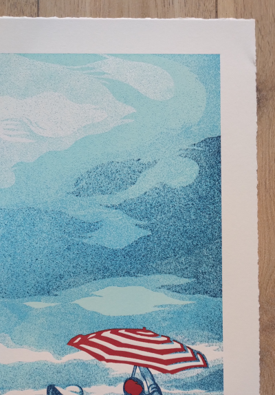 Shepard FAIREY (Obey) - Bliss At The Cliff’s Edge (Letterpress) 2024 2