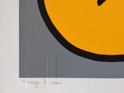 M Chat (1977) - M Chat en forme olympique  Sérigraphie numérotés et signés 2