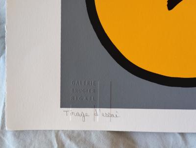 M Chat (1977) - M Chat en forme olympique  Sérigraphie numérotés et signés 2