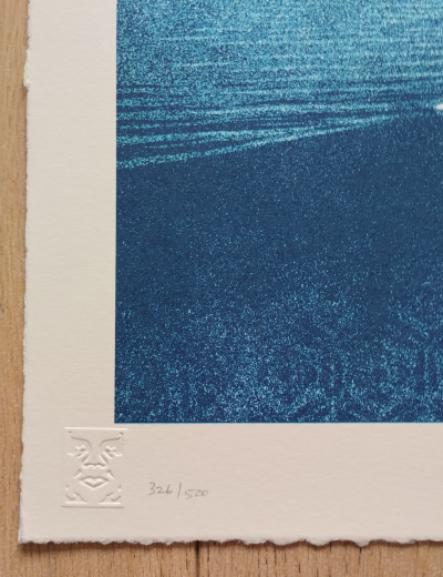 Shepard FAIREY (Obey) - Bliss At The Cliff’s Edge (Letterpress) 2024 2