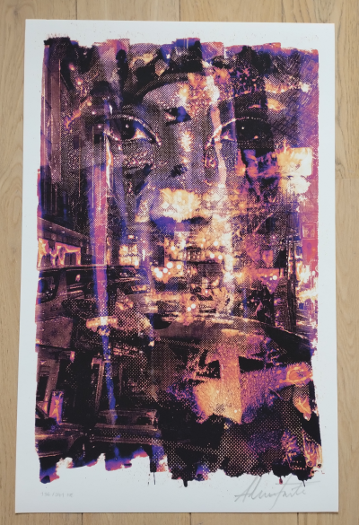Vhils – Dissipate  - 2024 - Impression giclée - Signé par l’artiste. Numéroté 2