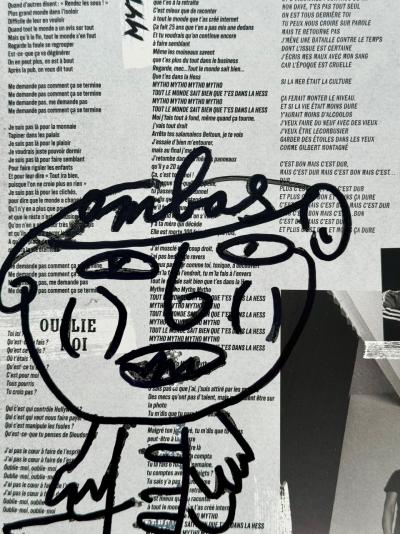 Robert Combas - Sans tire, 2000 - Dessin au feutre 2