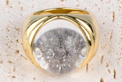 Mauboussin Bague  - Transparence en or blanc 18 carats - Pavae de diamants 2